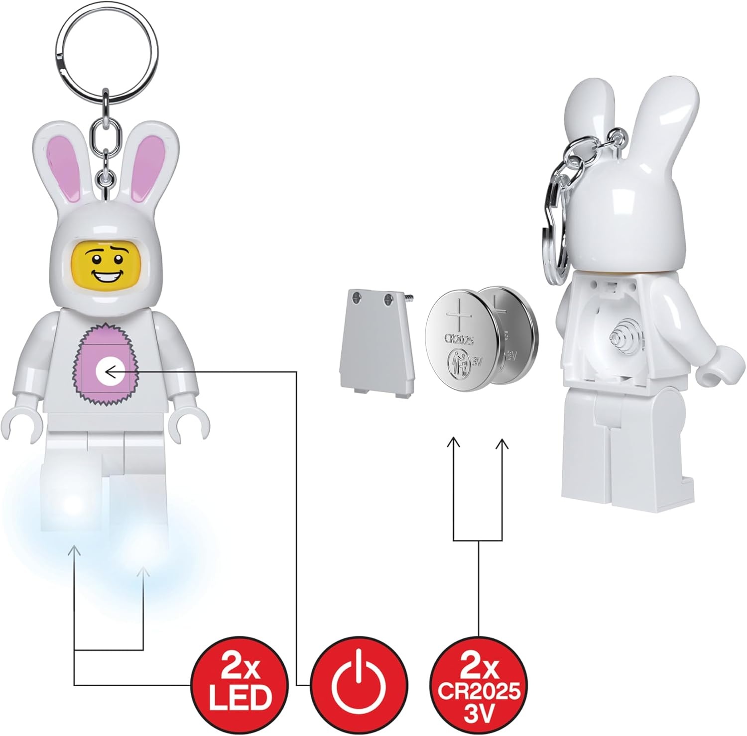 image:imageLEGO Keychain Light Bunny Suit Guy KE73H
