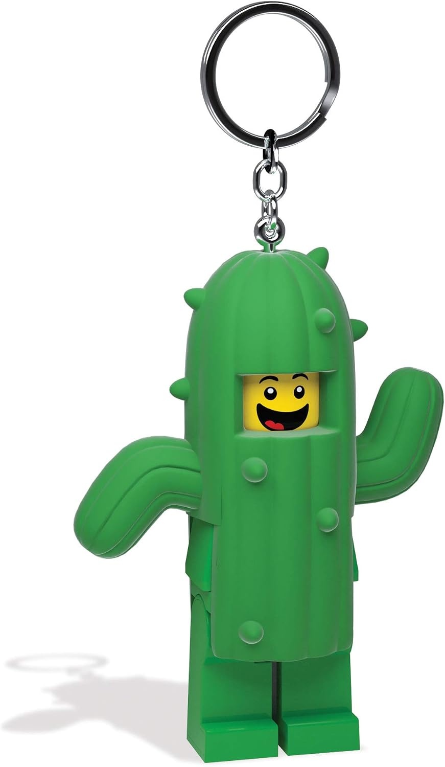 image:imageLEGO Keychain Light Cactus Boy KE157H Large 3 Inch Tall Bag charm with LED light