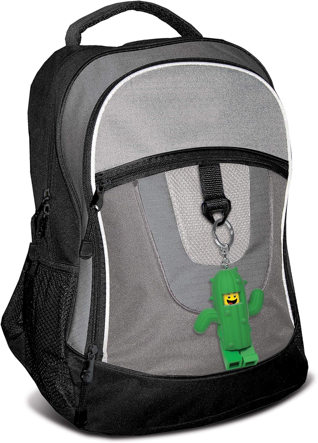 image:imageLEGO Keychain Light Cactus Boy KE157H Large 3 Inch Tall Bag charm with LED light