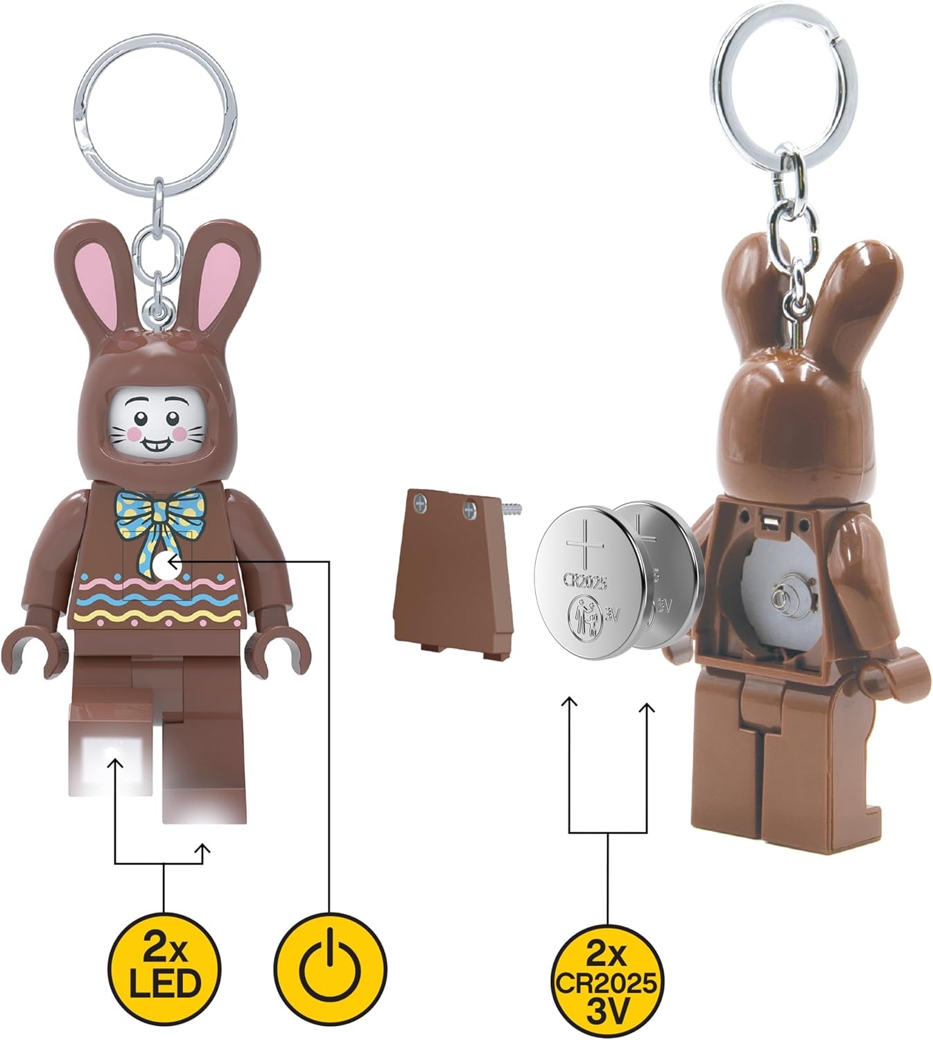 image:imageLEGO Keychain Light Chocolate Bunny KE180H