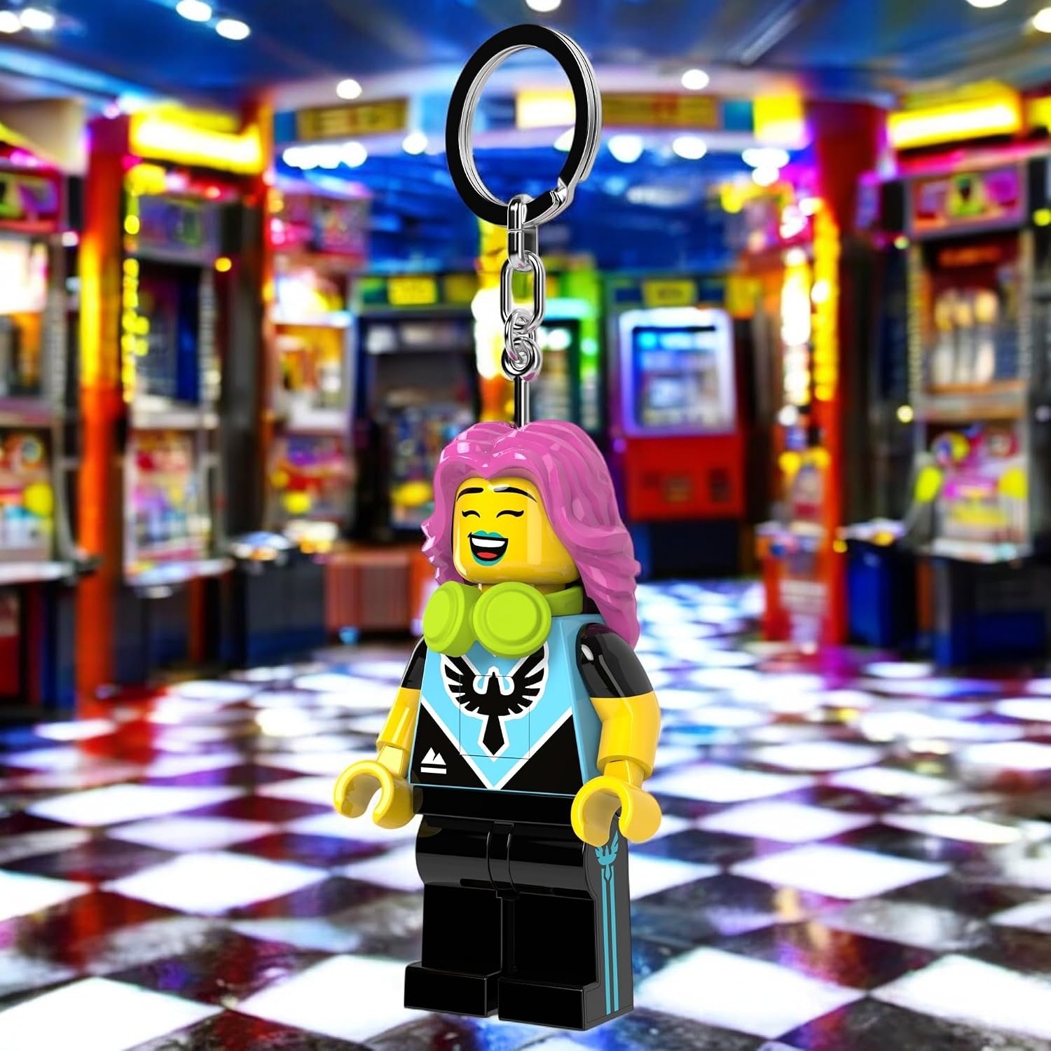 image:imageLEGO Keychain Light ESports Girl KE229H ExtraLarge 3 Inch Tall