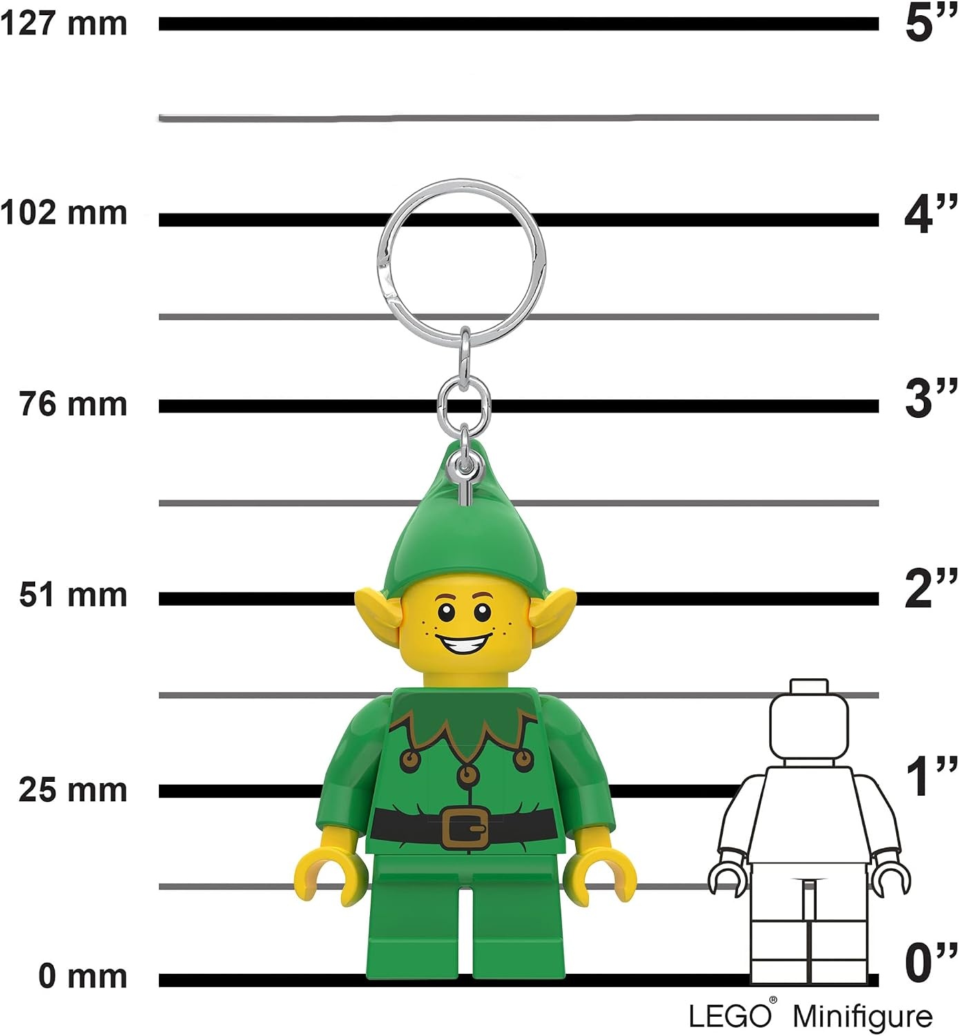 image:imageLEGO Keychain Light Holiday Elf KE181H ExtraLarge 3 Inch Tall