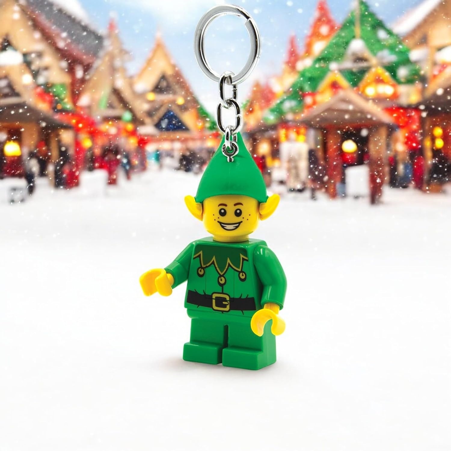 image:imageLEGO Keychain Light Holiday Elf KE181H ExtraLarge 3 Inch Tall