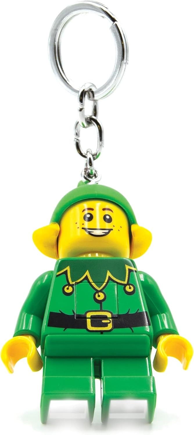 image:imageLEGO Keychain Light Holiday Elf KE181H ExtraLarge 3 Inch Tall