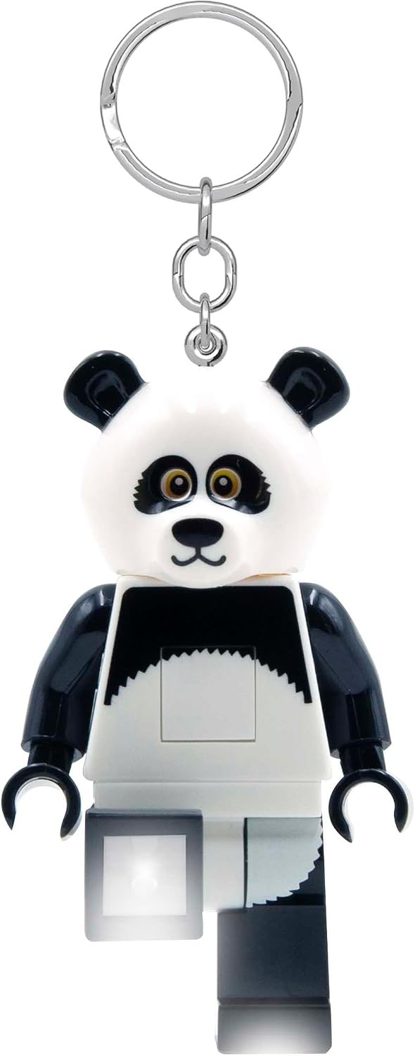 image:imageLEGO Keychain Light Panda Guy KE195H Large 3 Inch Tall Figure Bag charm with LED light