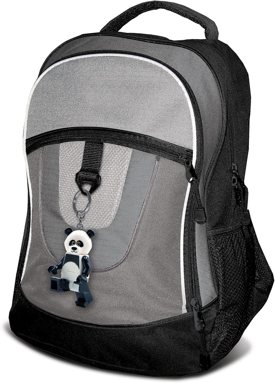 image:imageLEGO Keychain Light Panda Guy KE195H Large 3 Inch Tall Figure Bag charm with LED light