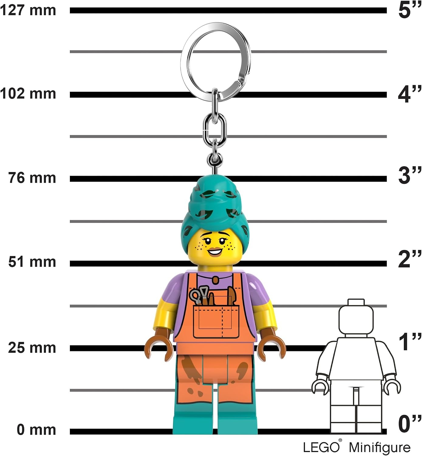 image:imageLEGO Keychain Light Pottery Girl KE225H Extra Large 3 Inch Tall