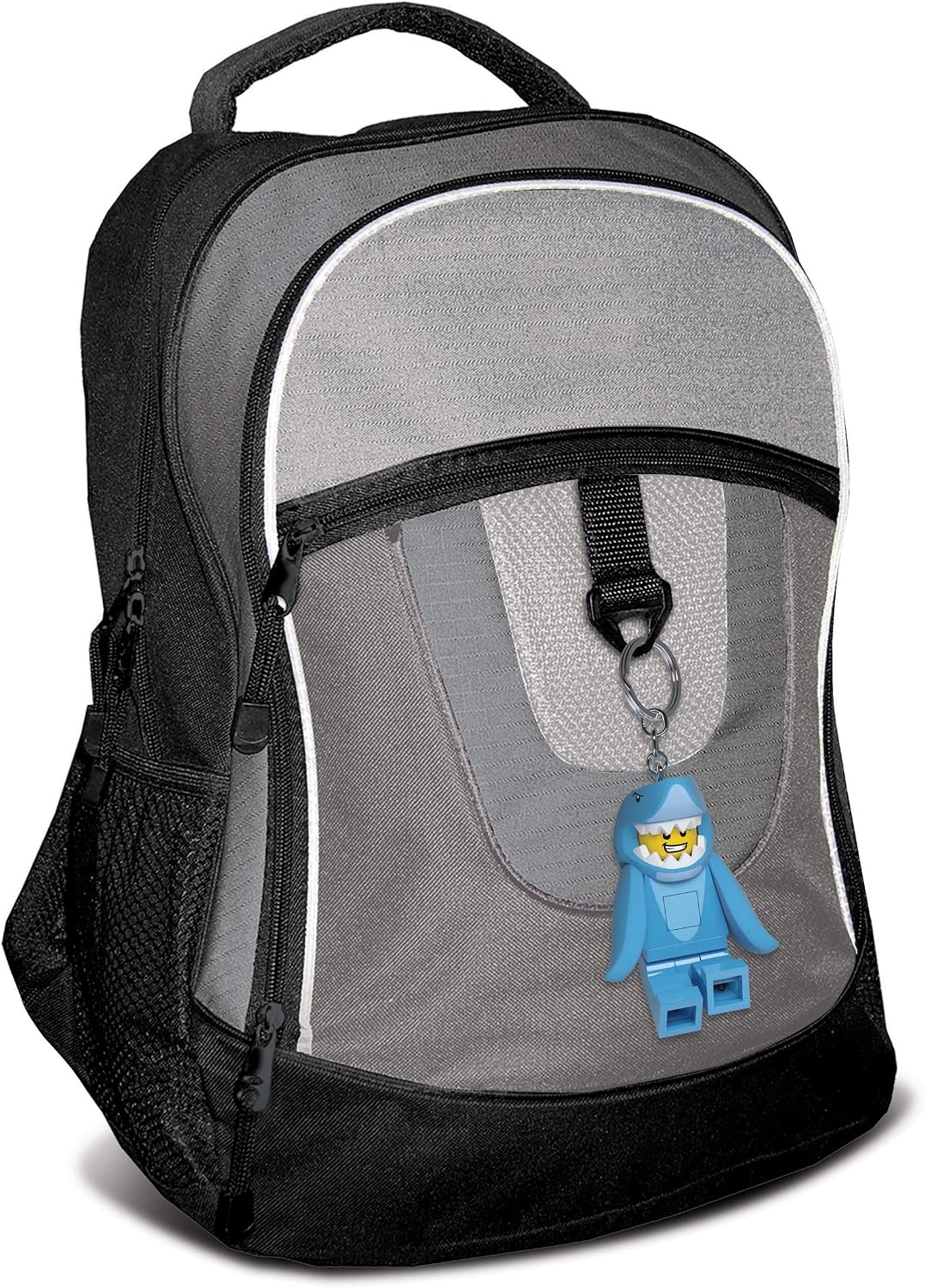 image:imageLEGO Keychain Light Shark Suit Guy KE155H ExtraLarge 3 Inch Tall LED Lights ExtraLarge 76mm Tall