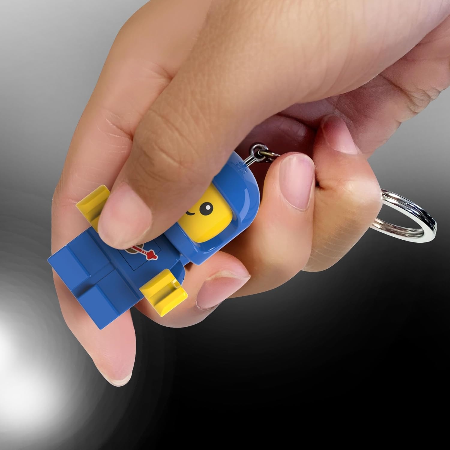 image:imageLEGO Keychain Light Spacebaby KE210H Large 225 Inch Tall Bag charm with LED light