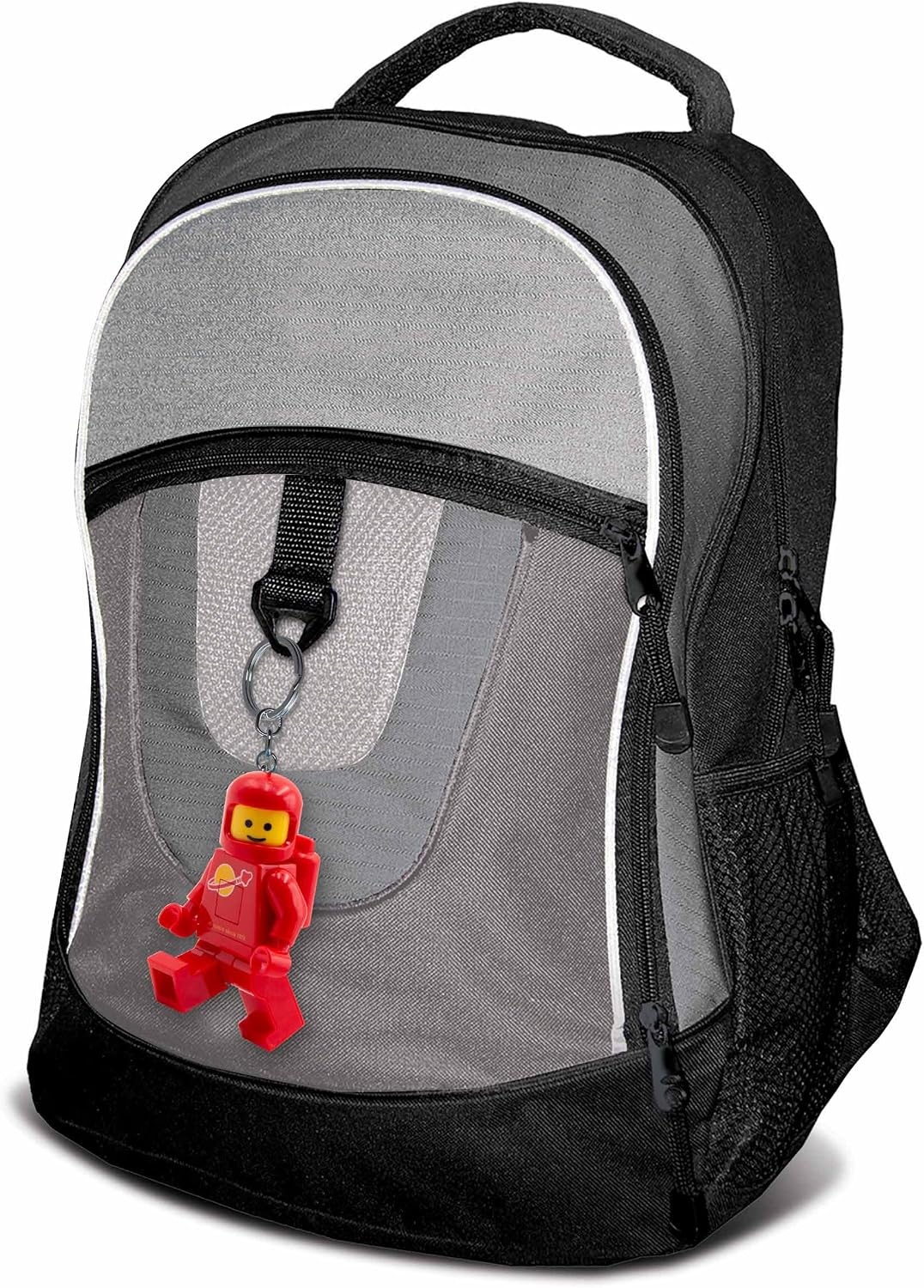 image:imageLEGO Keychain Light Spaceman Red KE10HR Large 3 Inch Tall Figure Bag charm with LED light