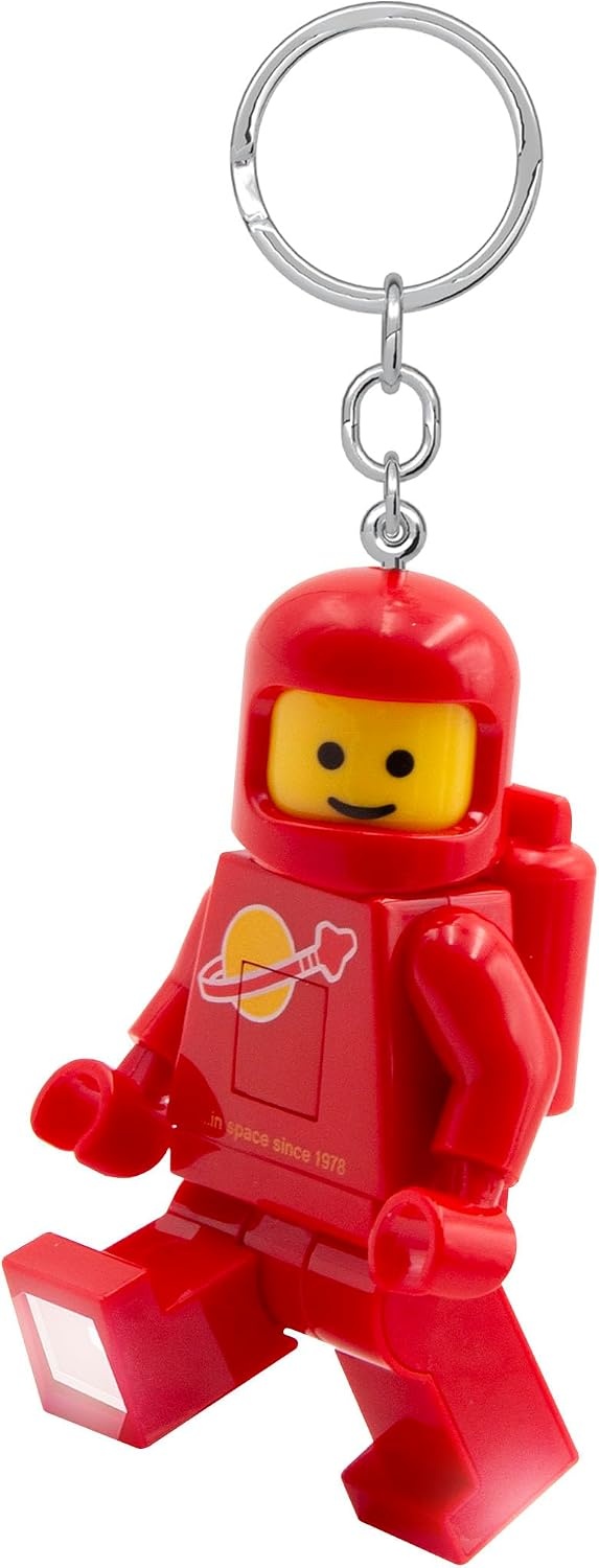 image:imageLEGO Keychain Light Spaceman Red KE10HR Large 3 Inch Tall Figure Bag charm with LED light