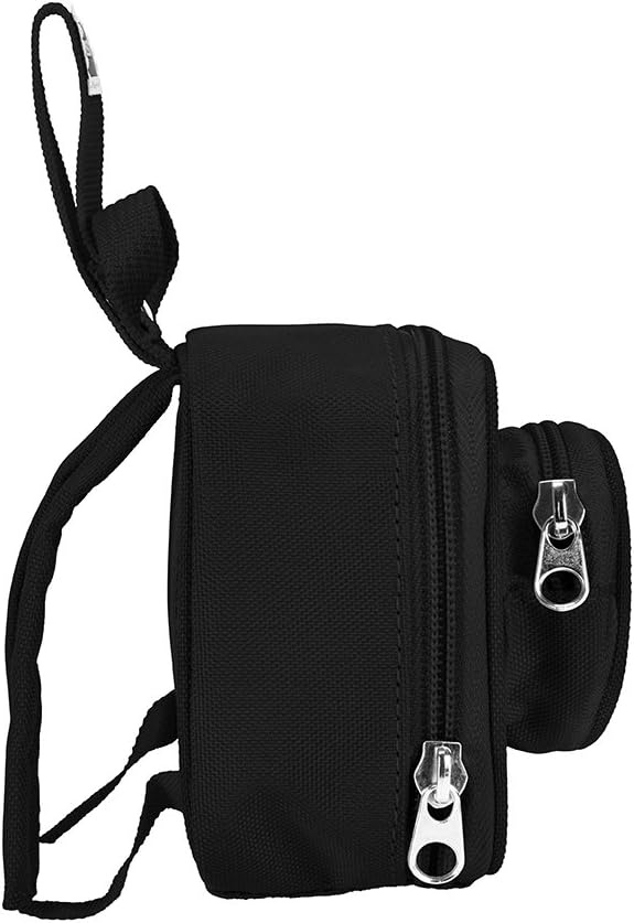 image:imageLEGO Kids Brick Mini Backpack Accessory Pouch with Novelty Backstraps Snaps to Belt or FullSize Backpack Holds Small Items like Keys amp Headphones BlackBlack