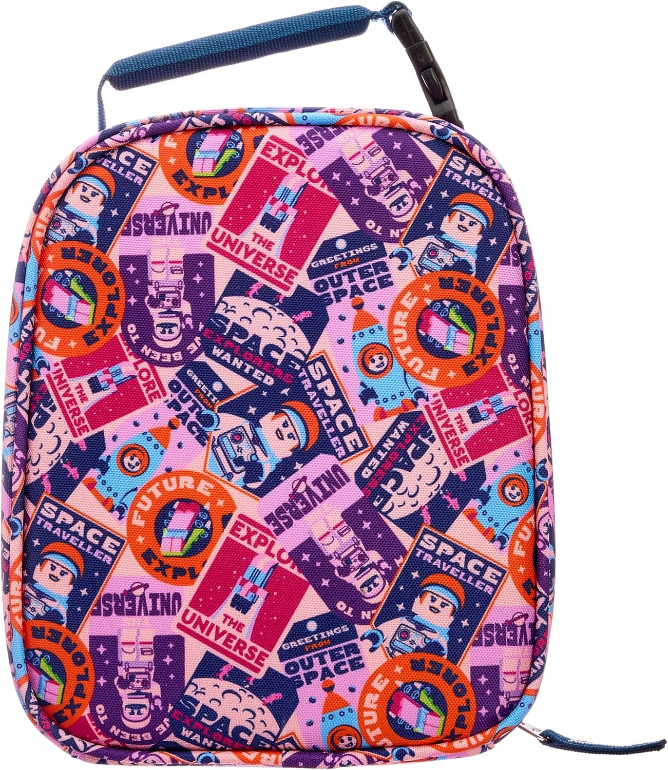 image:imageLEGO Kids City Heritage Classic Lunch Box Insulated Soft Reusable Lunch Bag Meal Container for Boys and Girls Perfect for School or Travel Meal Tote to Keep Food and Drinks Cold Soccer GoalSpace Explorer