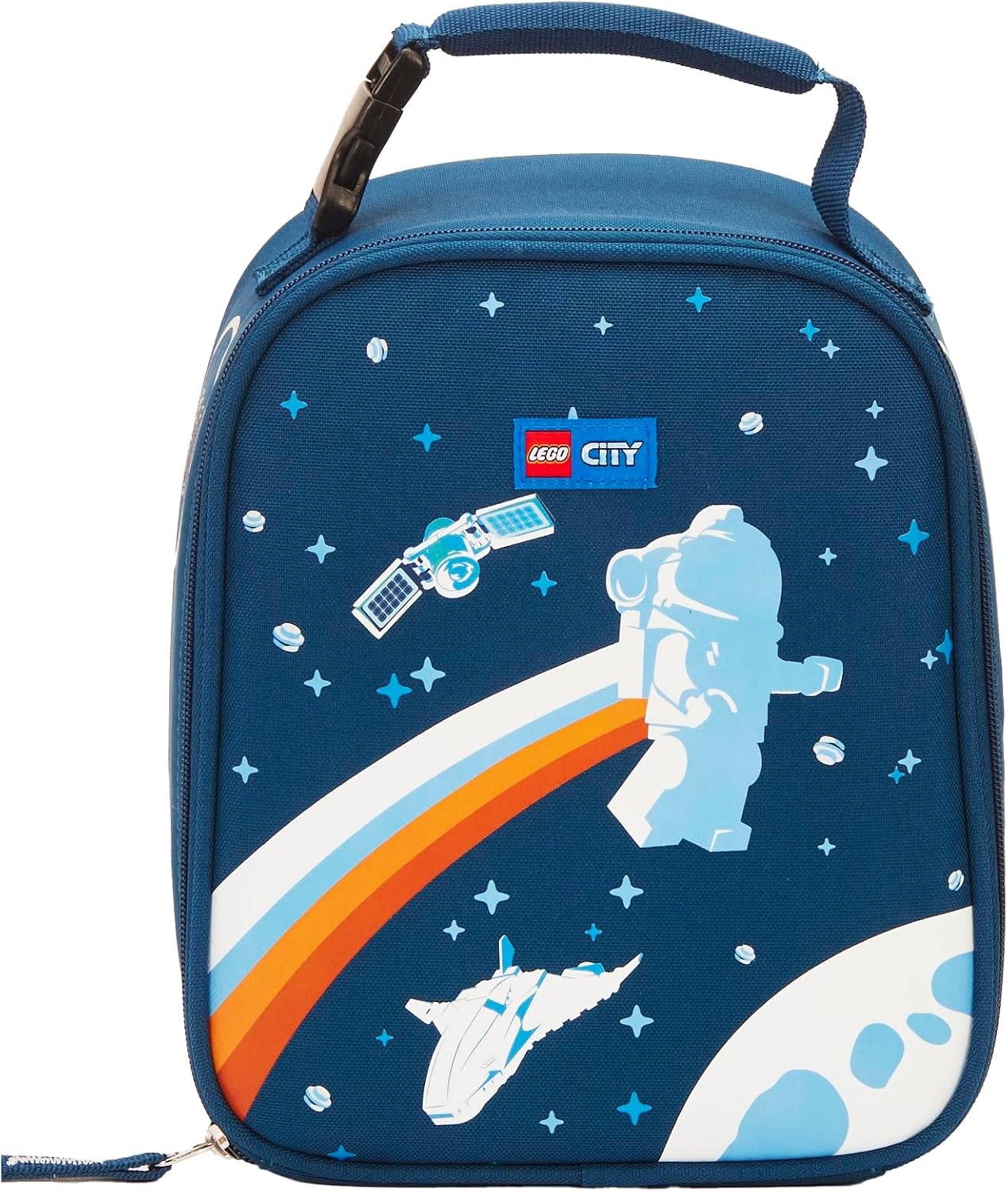 image:imageLEGO Kids City Heritage Classic Lunch Box Insulated Soft Reusable Lunch Bag Meal Container for Boys and Girls Perfect for School or Travel Meal Tote to Keep Food and Drinks Cold Soccer GoalSpace Walk
