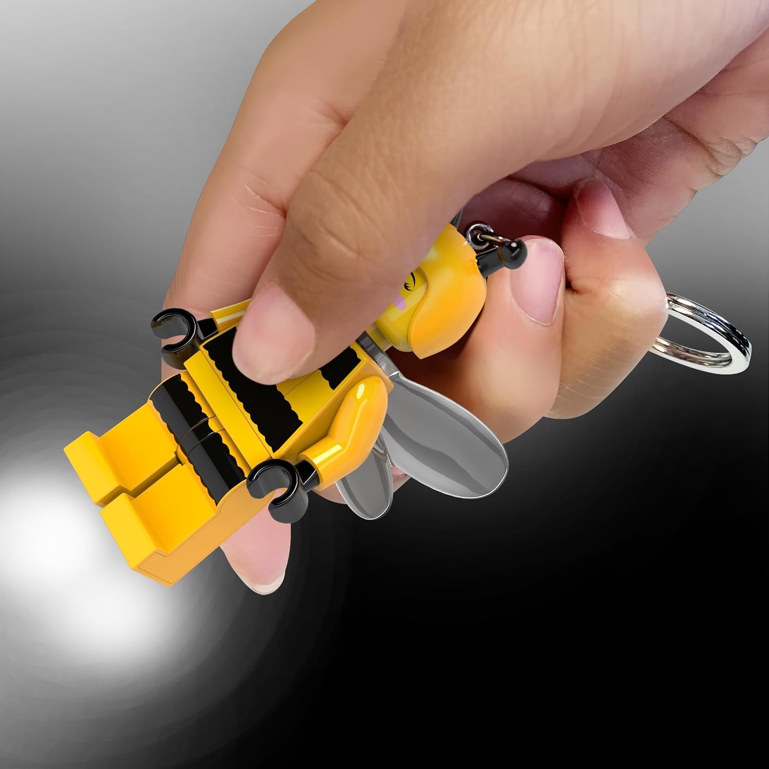 image:imageLEGO Large 3 Inch Tall Figure Keychain Light Bumblebee Girl KE211H