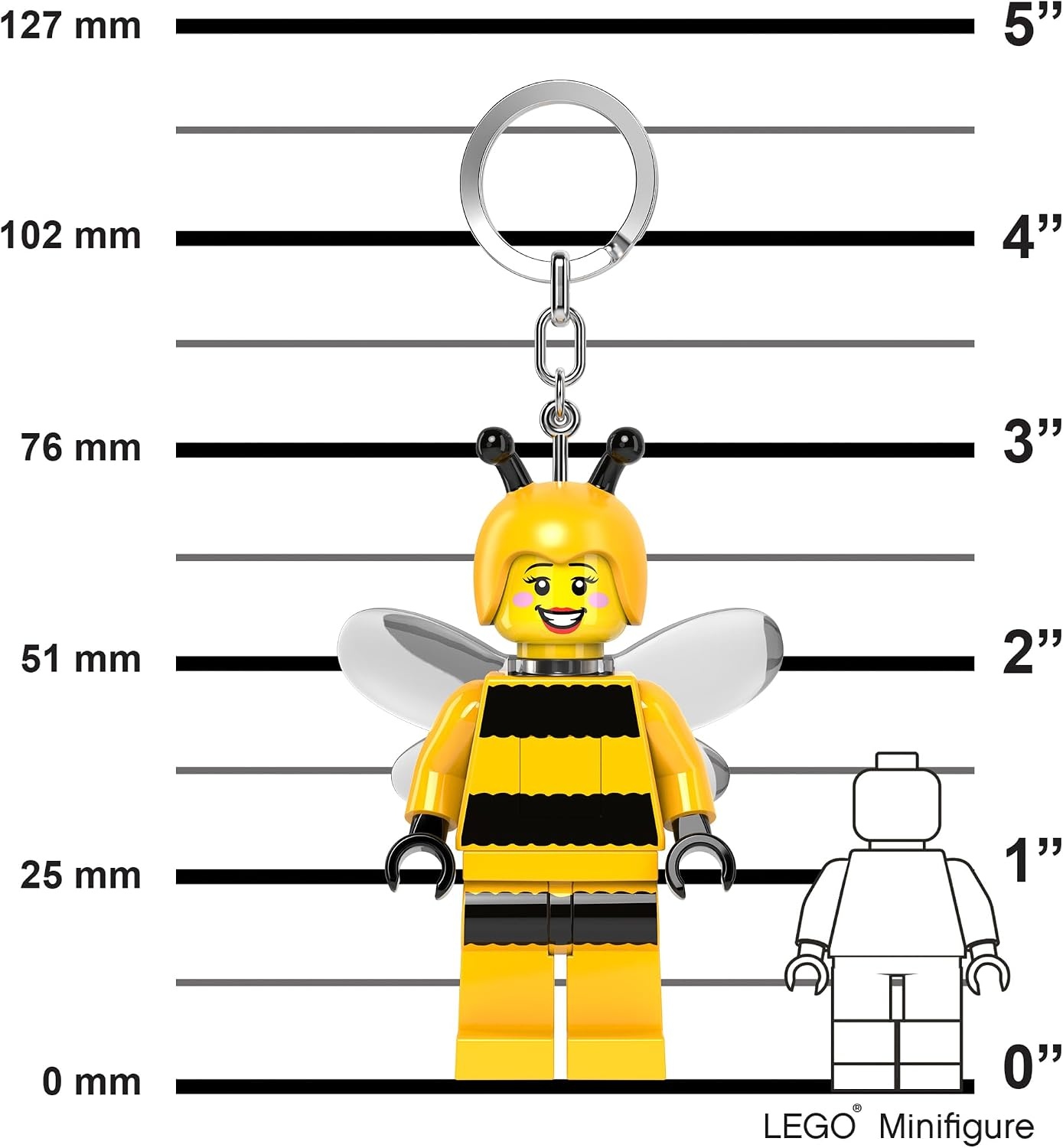 image:imageLEGO Large 3 Inch Tall Figure Keychain Light Bumblebee Girl KE211H