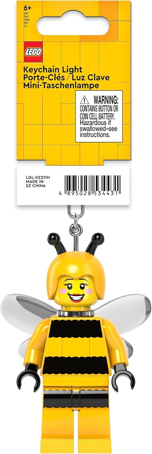 image:imageLEGO Large 3 Inch Tall Figure Keychain Light Bumblebee Girl KE211H