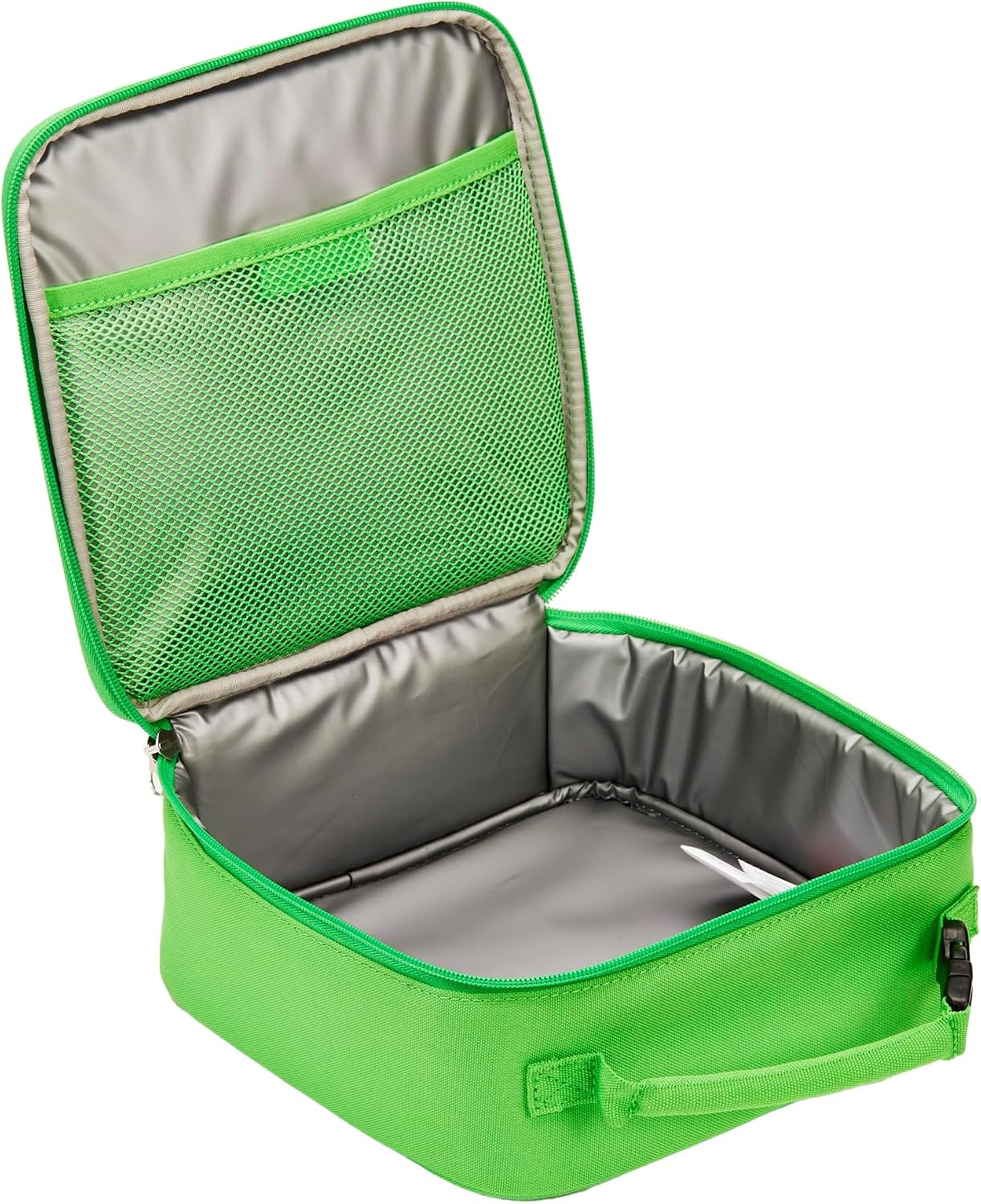 image:imageLEGO Lunch Bag Durable and Insulated with Mesh Pouch and Zip Compartment Perfect for OntheGo Meals Light PinkGreen