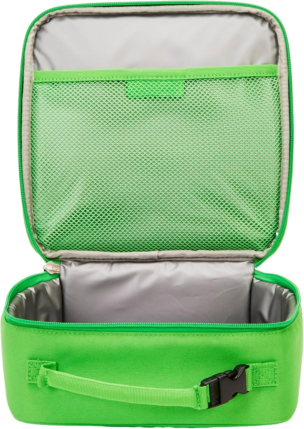image:imageLEGO Lunch Bag Durable and Insulated with Mesh Pouch and Zip Compartment Perfect for OntheGo Meals Light PinkGreen