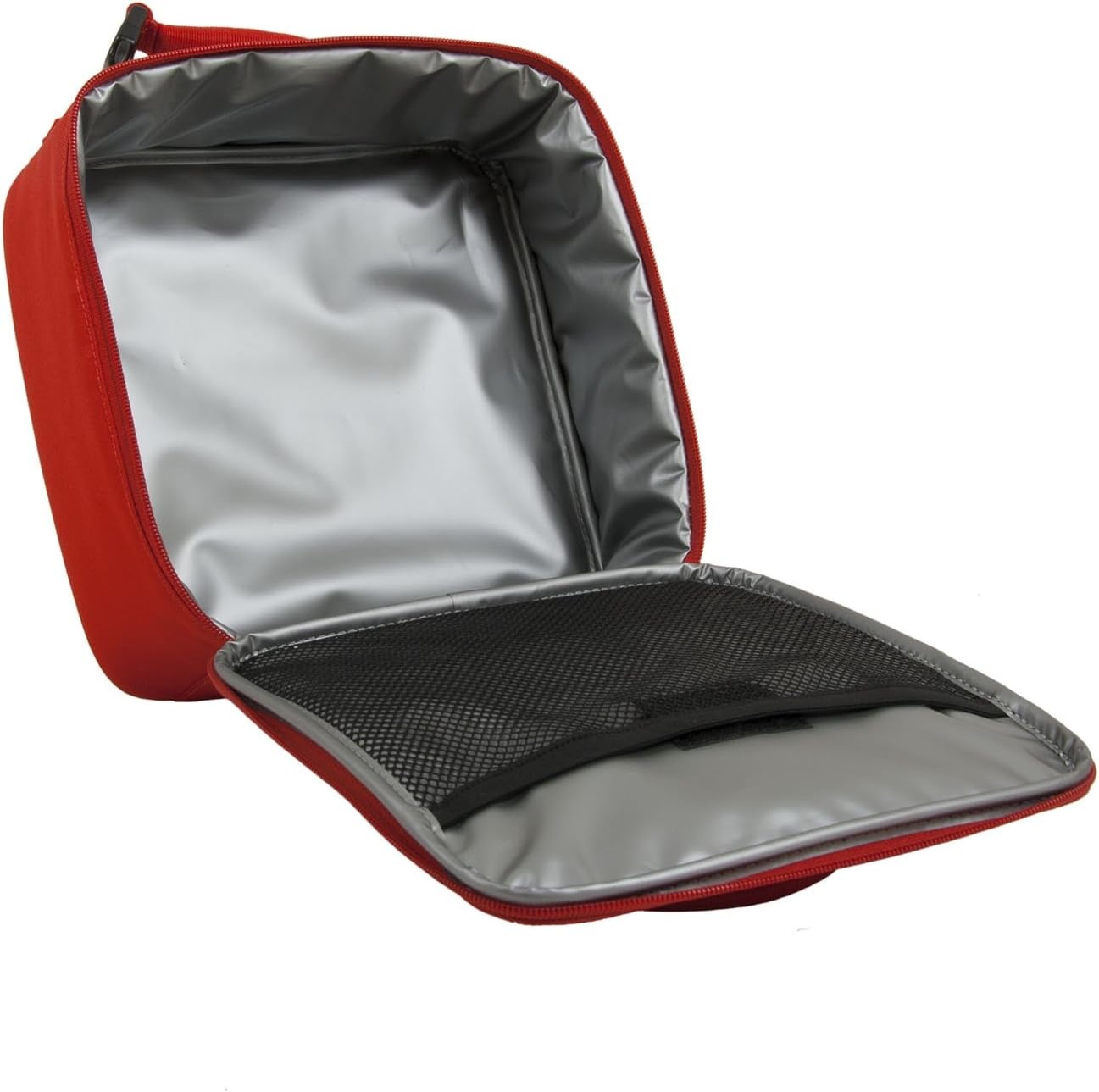 image:imageLEGO Lunch Bag Durable and Insulated with Mesh Pouch and Zip Compartment Perfect for OntheGo Meals Light PinkRed
