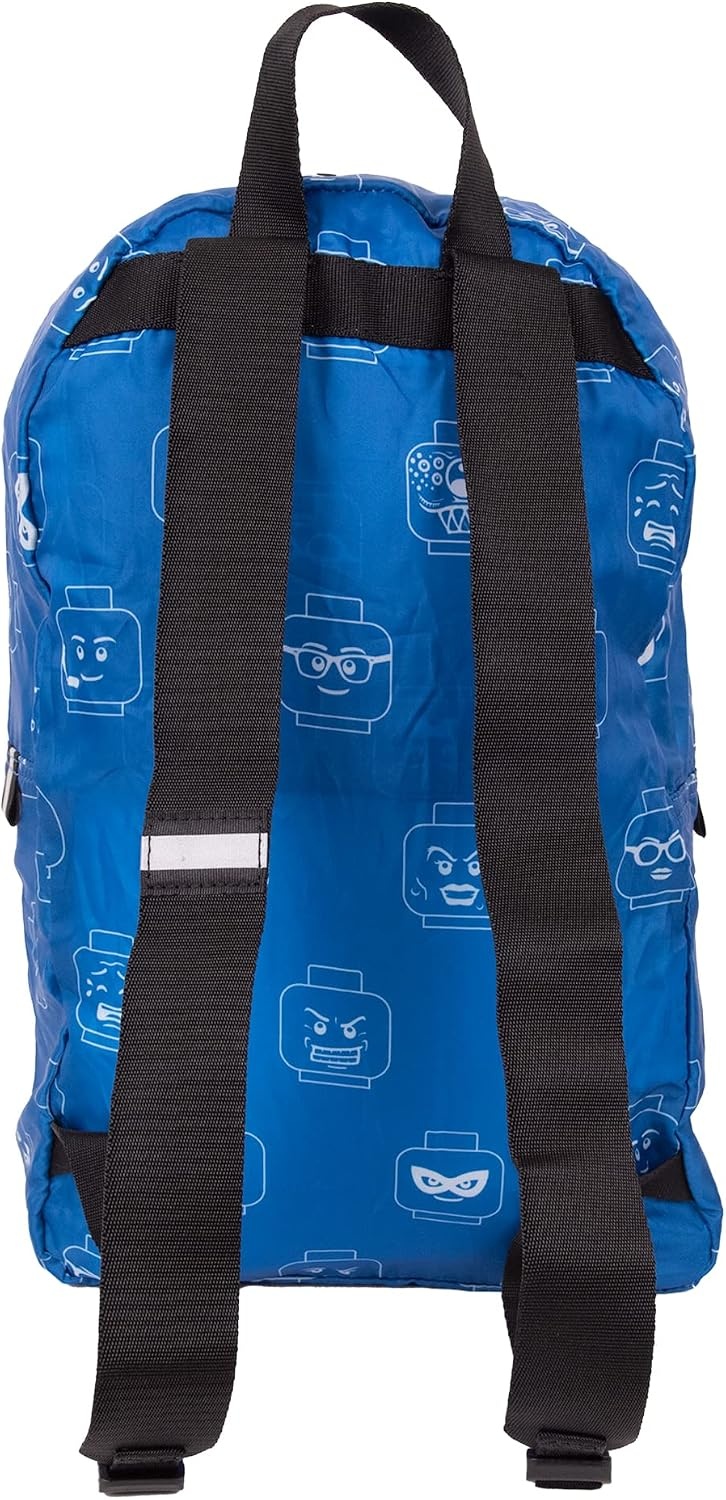 image:imageLEGO Minifigure Packable Backpack with 6 patches Iconic