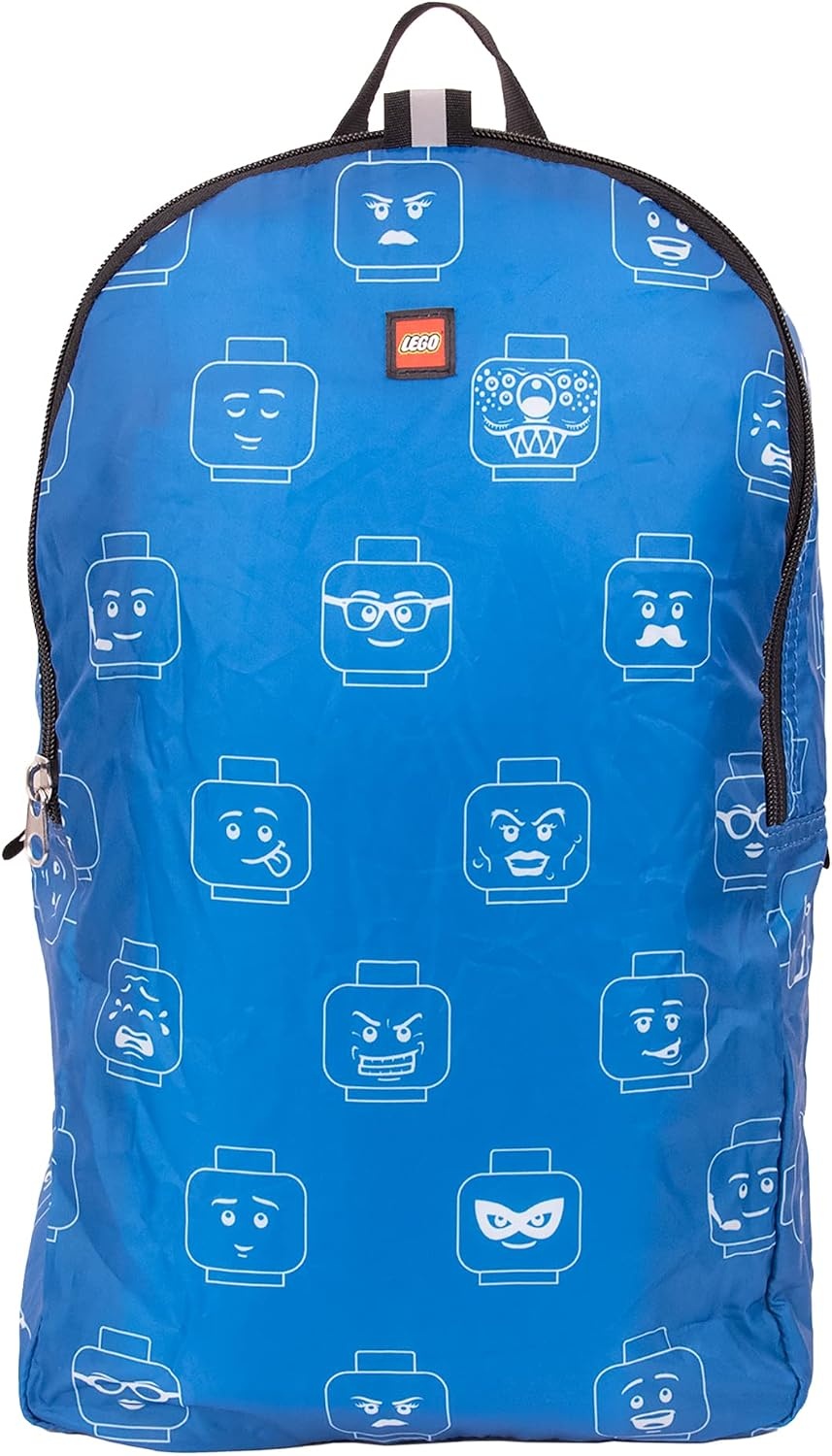 image:imageLEGO Minifigure Packable Backpack with 6 patches Iconic