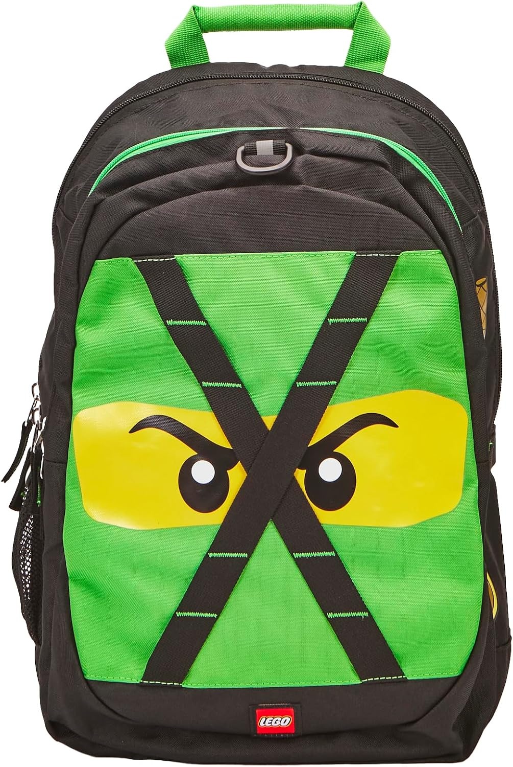image:imageLEGO NINJAGO Kids School Backpack Bookbag for Travel OntheGo Back to School Boys and Girls with Adjustable Padded Straps and Fun patterns SpraypaintGreen