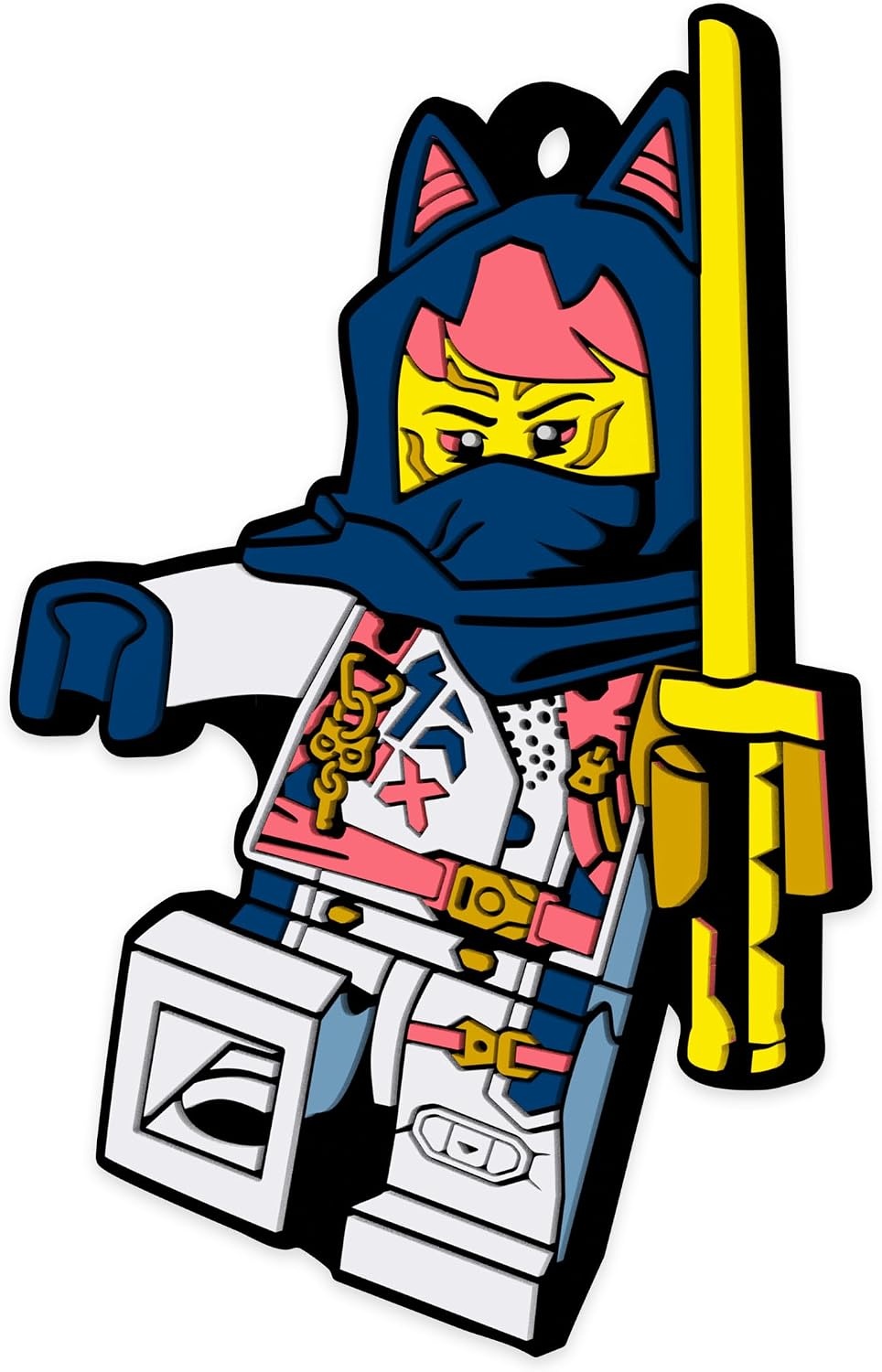 image:imageLEGO Ninjago 3 Inch Tall Silicone Magnet Sora 53350 School Locker Accessory