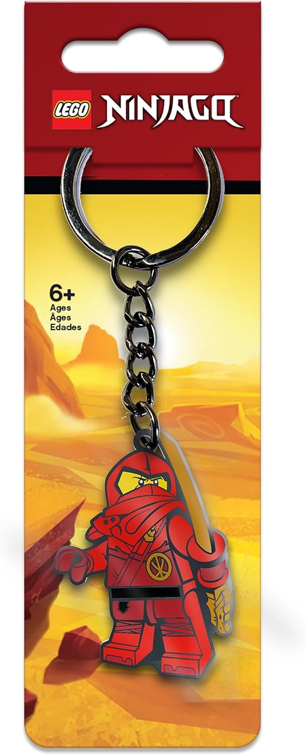 image:imageLEGO Ninjago Enamel Keychain Kai 53337 Bag Charm Accessory