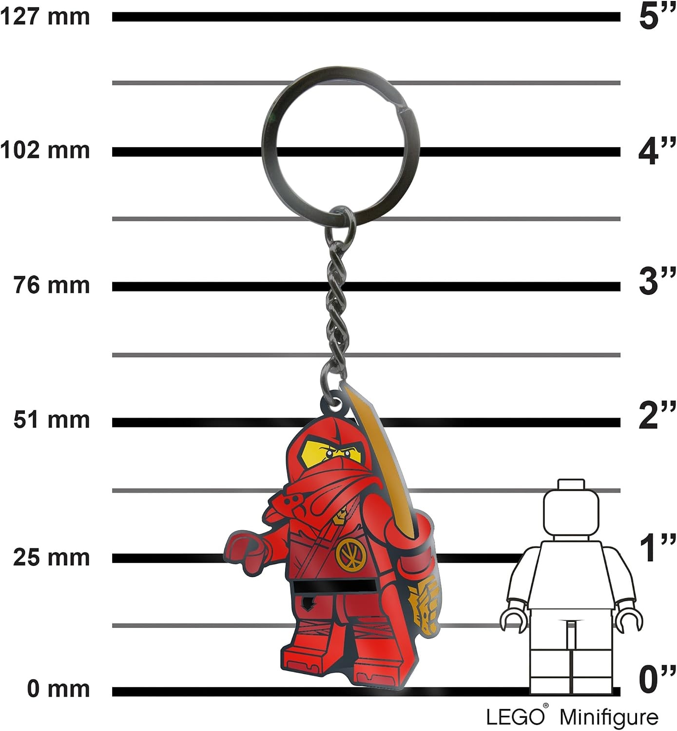 image:imageLEGO Ninjago Enamel Keychain Kai 53337 Bag Charm Accessory