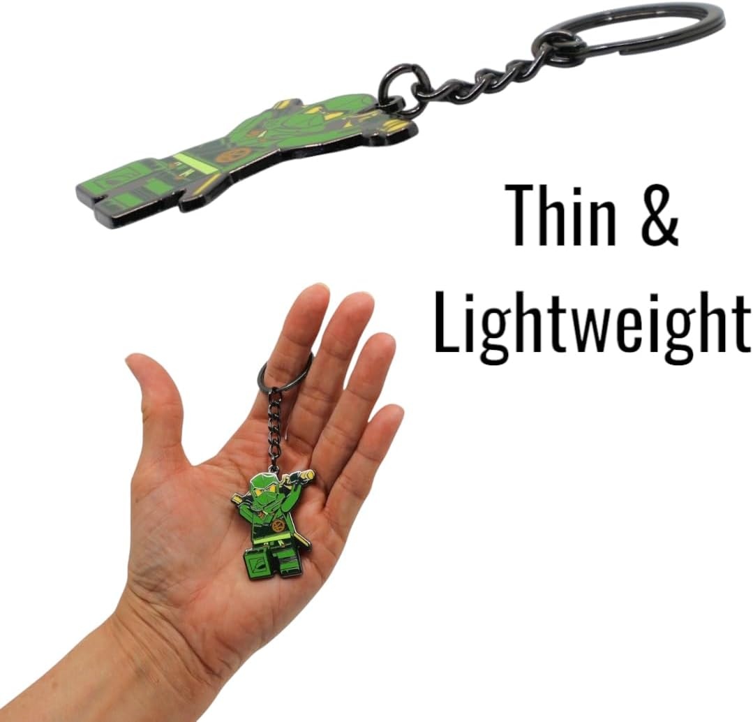 image:imageLEGO Ninjago Enamel Keychain Lloyd 53338 Bag Charm Accessory