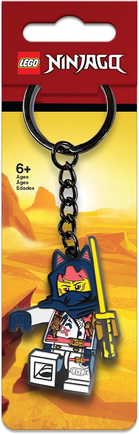 image:imageLEGO Ninjago Enamel Keychain Sora 53340 for Car Keys Backpack Purse Beach Bag