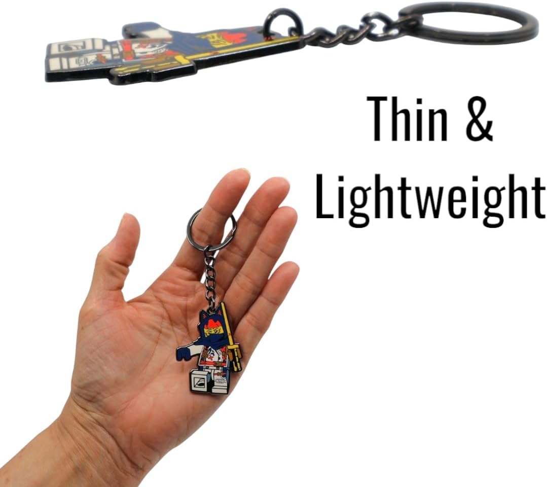 image:imageLEGO Ninjago Enamel Keychain Sora 53340 for Car Keys Backpack Purse Beach Bag