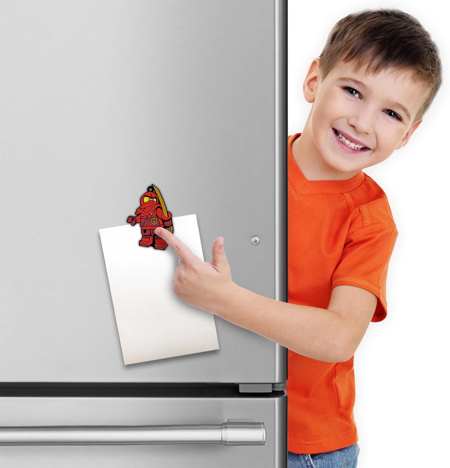 image:imageLEGO Ninjago Silicone Magnet Kai 53347 for Fridge Decorative Office Kitchen Locker Whiteboard