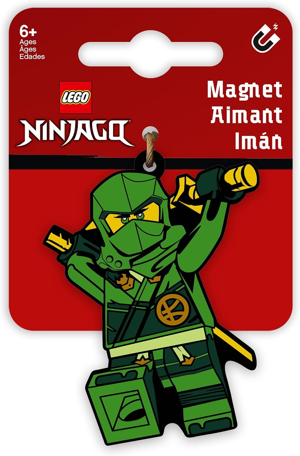 image:imageLEGO Ninjago Silicone Magnet Lloyd 53348 Fridge Decorative Office Kitchen Locker Whiteboard