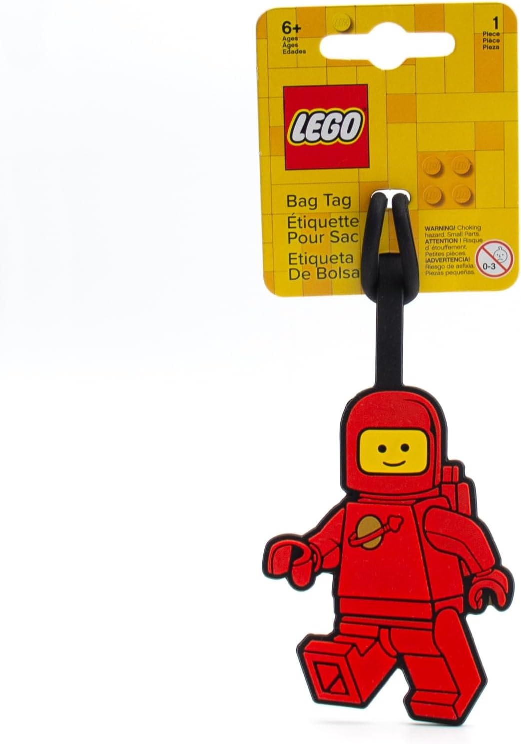 image:imageLEGO Spaceman Silicone Bag Tag Red 53498