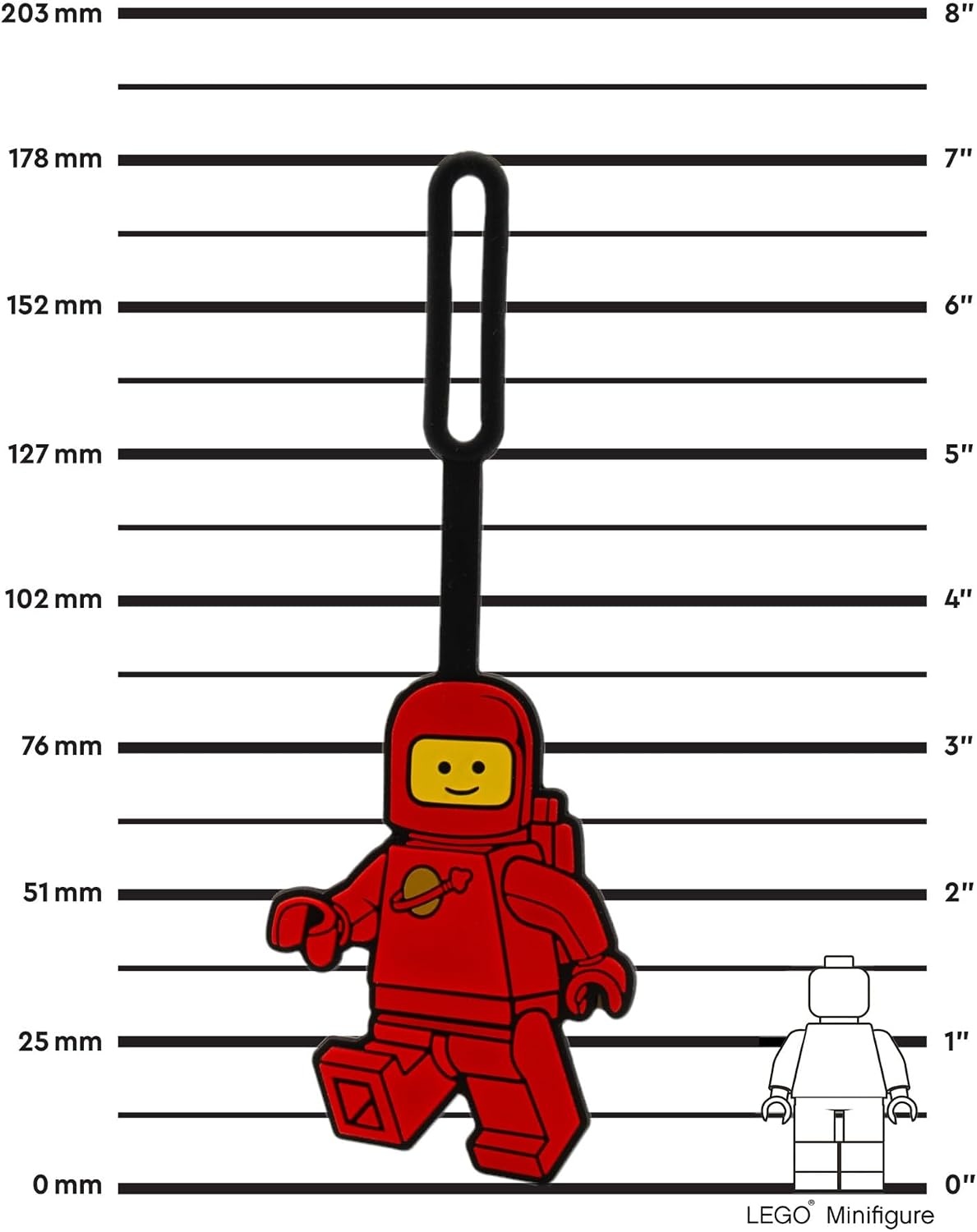 image:imageLEGO Spaceman Silicone Bag Tag Red 53498
