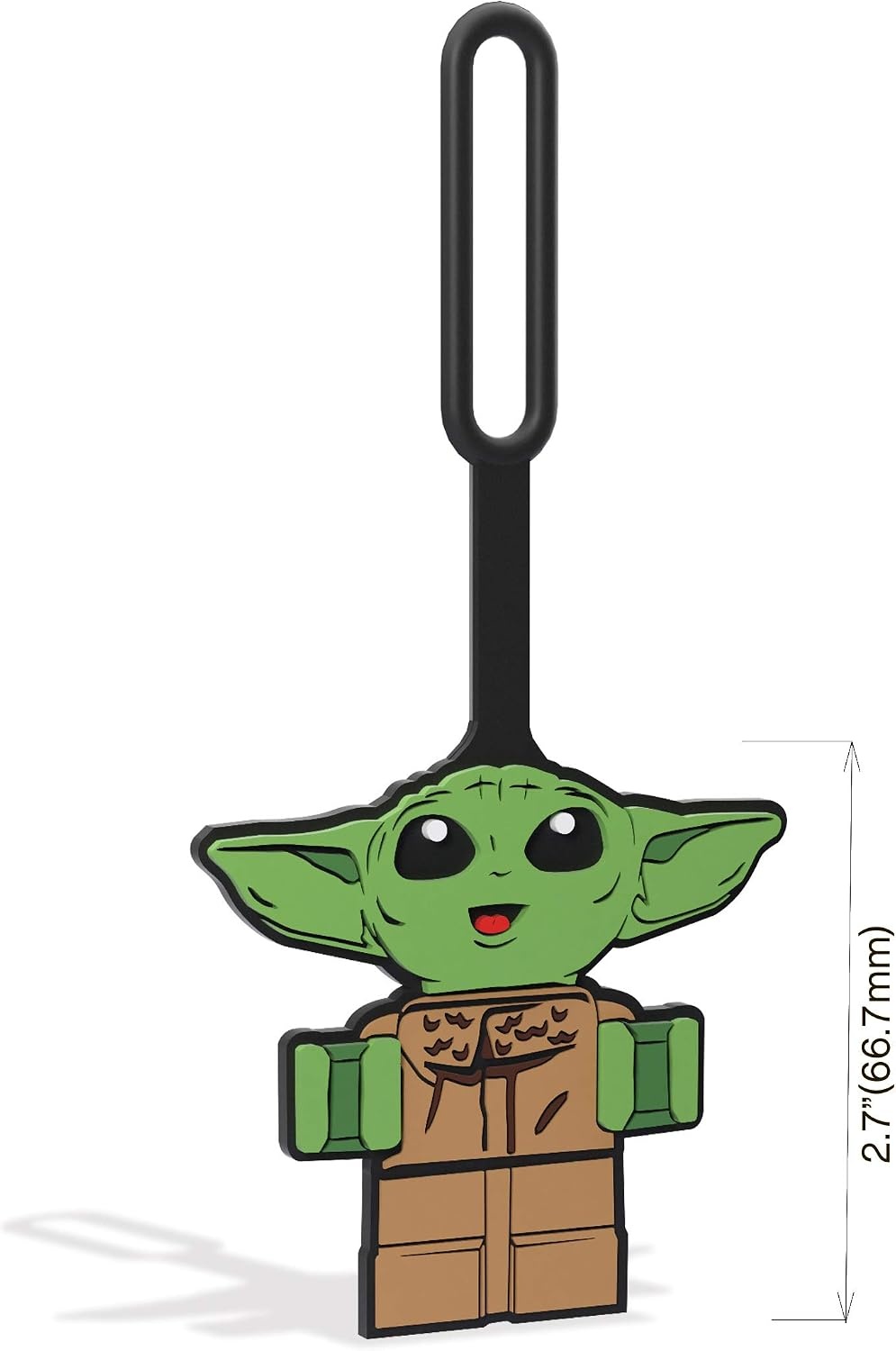 image:imageLEGO Star Wars Silicone Bag Tag Smiling Grogu 52961