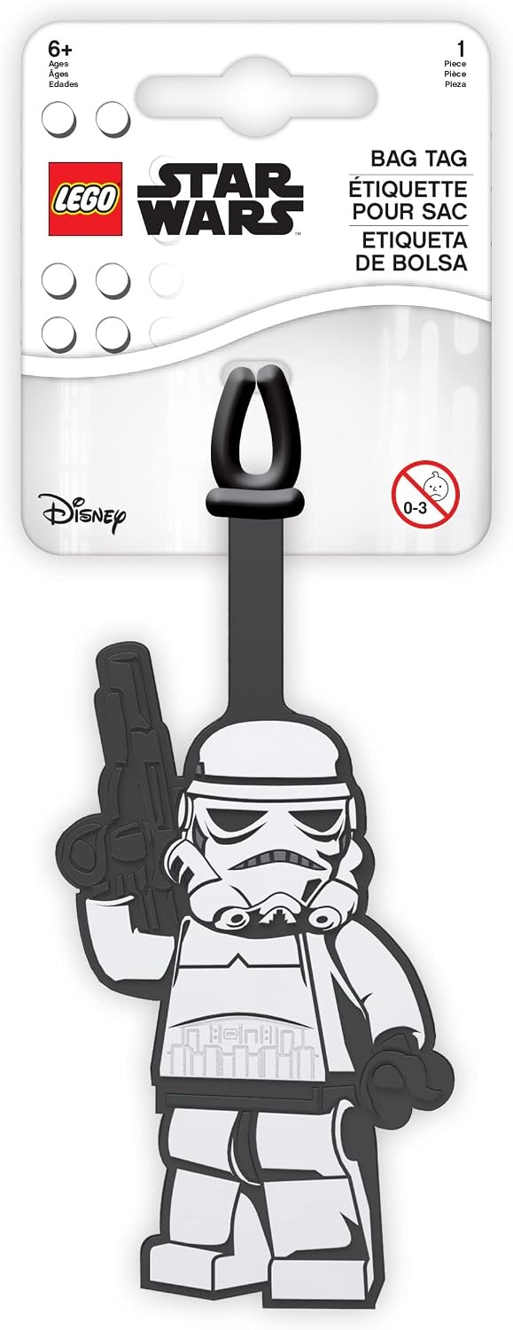 image:imageLEGO Star Wars Silicone Bag Tag Stormtrooper 52235 Silicone Luggage Tag for Travel Suitcase Backpack