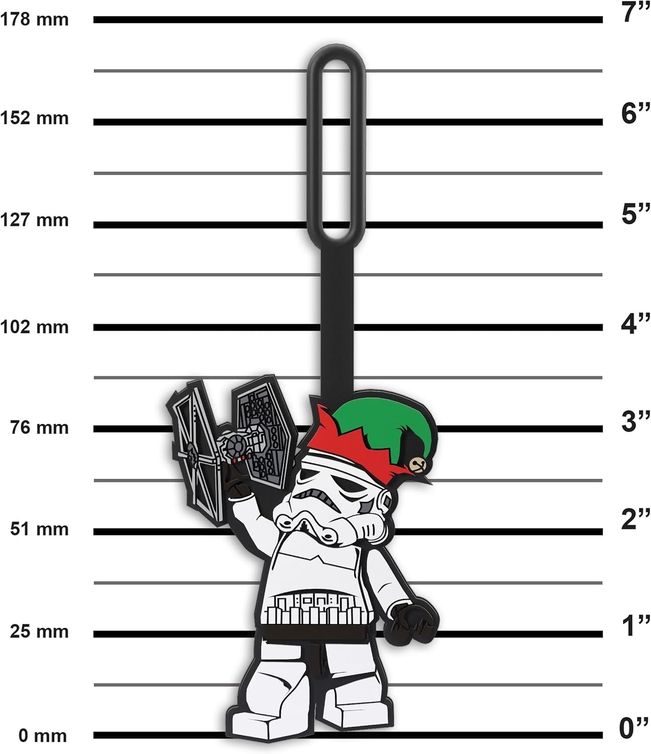 image:imageLEGO Star Wars Silicone Luggage Tag Holiday Stormtrooper 52479