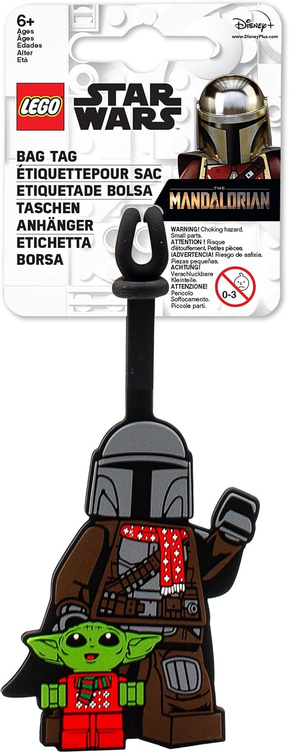 image:imageLEGO Star Wars The Mandalorian Bag Tag Holiday Mando amp Grogu 53352
