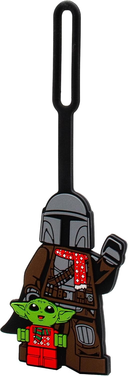 image:imageLEGO Star Wars The Mandalorian Bag Tag Holiday Mando amp Grogu 53352