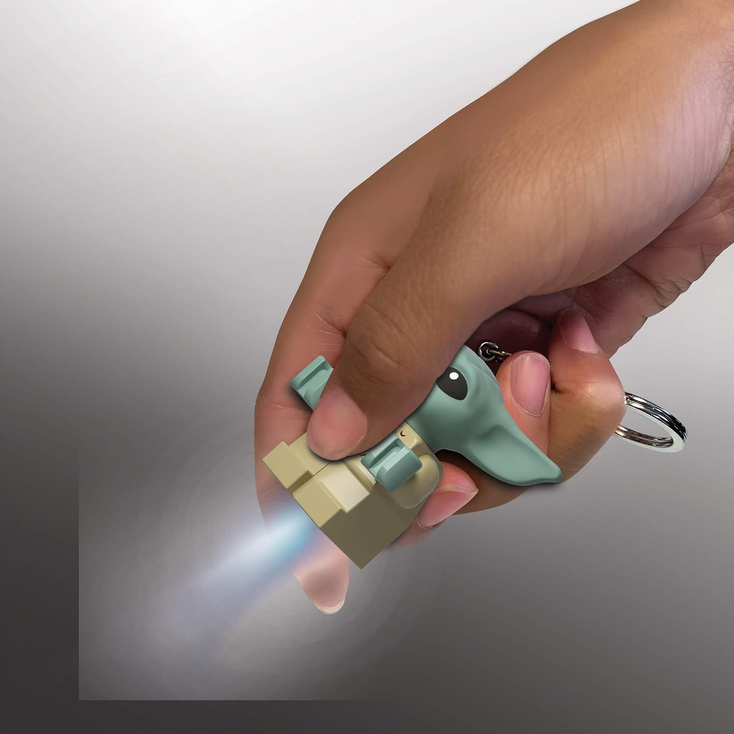 image:imageLEGO Star Wars The Mandalorian Keychain Light Grogu 2 Inch Tall Figure KE179