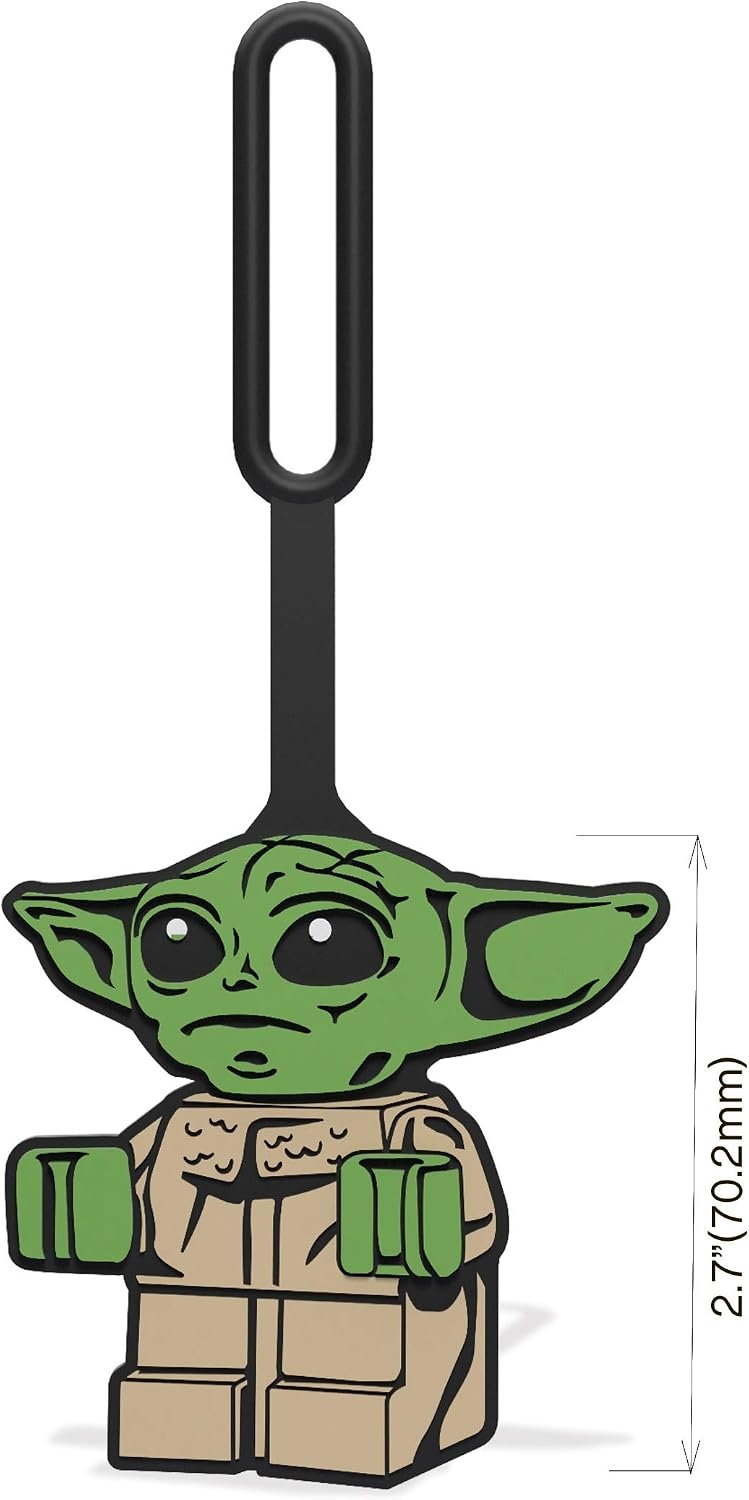image:imageLEGO Star Wars The Mandalorian Silicone Bag Tag Grogu 52949