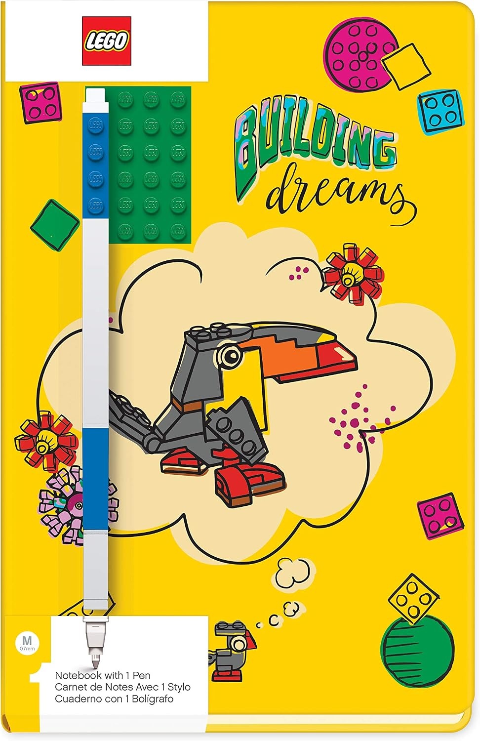 image:imageLEGO Stationery Building Dreams Notebook and Blue Gel Pen Set 52525