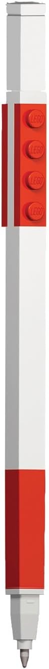 image:imageLEGO Stationery Gel Pen with Minifigure Red 52602 Minifigure May VaryRed