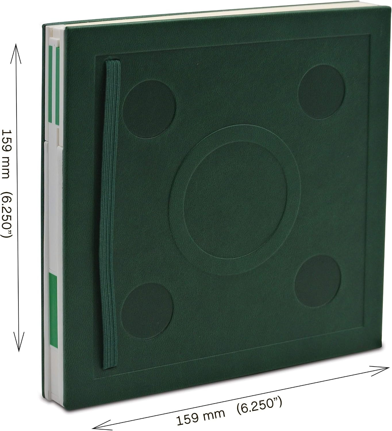 image:imageLEGO Stationery Locking Notebook with Gel Pen Green 52443 Square 6 inches x 6 inches Lined