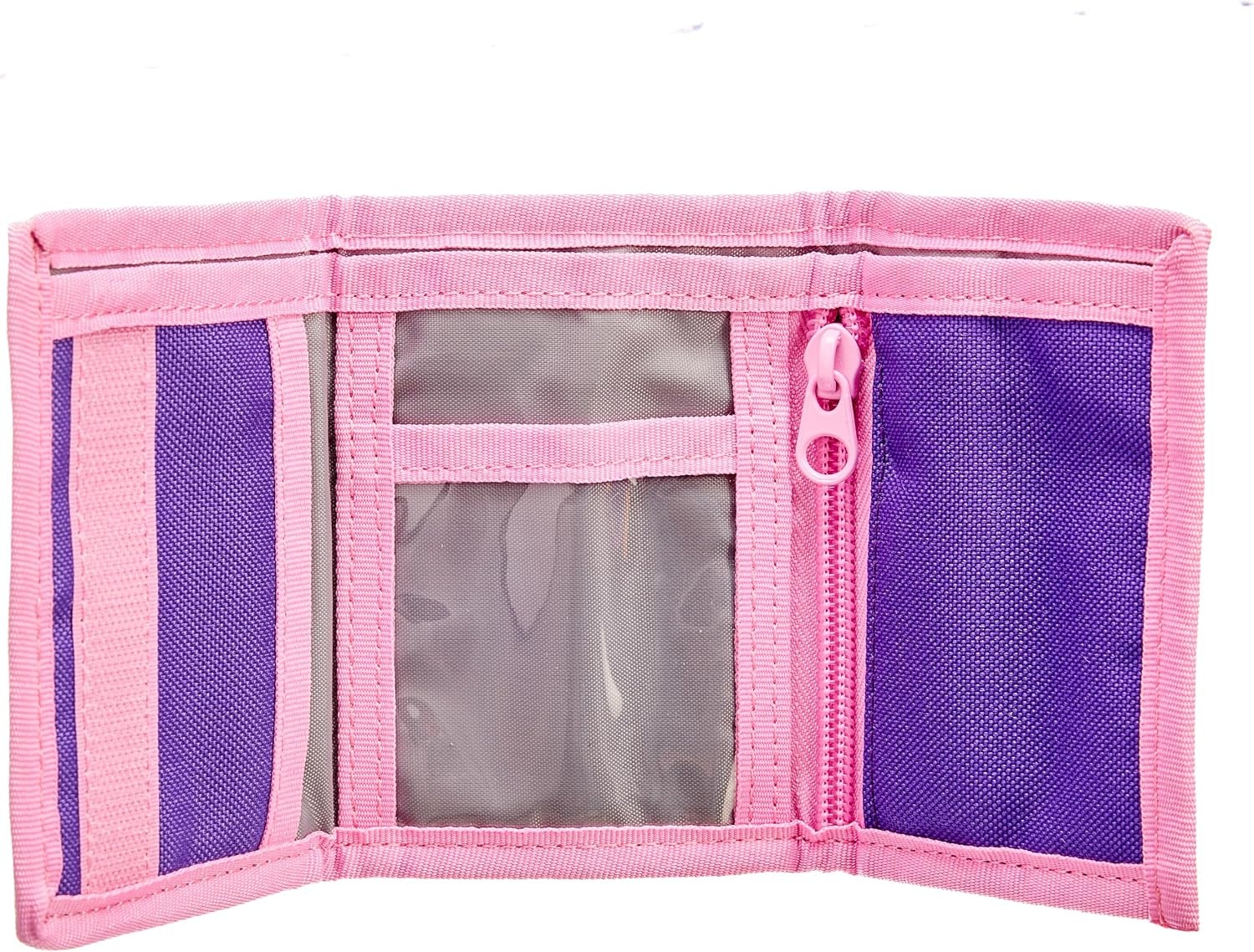 image:imageLEGO Trifold Wallet Kids Unisex Wallet for Boys and Girls with Clear ID Window Card and Cash Pockets and Secure Hook and Loop Closure Hotdog GuyButterfly Girl