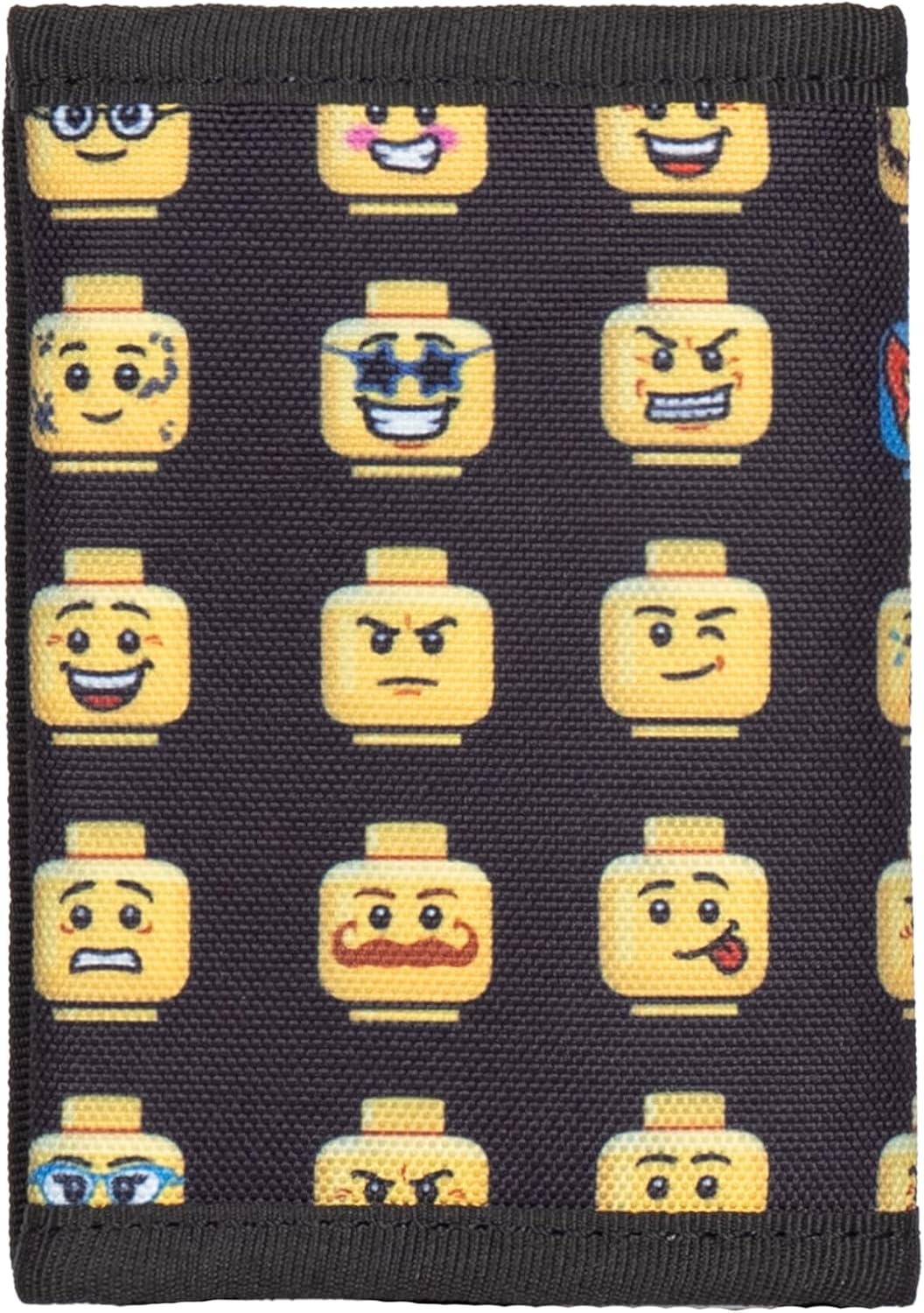 image:imageLEGO Trifold Wallet Kids Unisex Wallet for Boys and Girls with Clear ID Window Card and Cash Pockets and Secure Hook and Loop Closure Hotdog GuyMinifigure