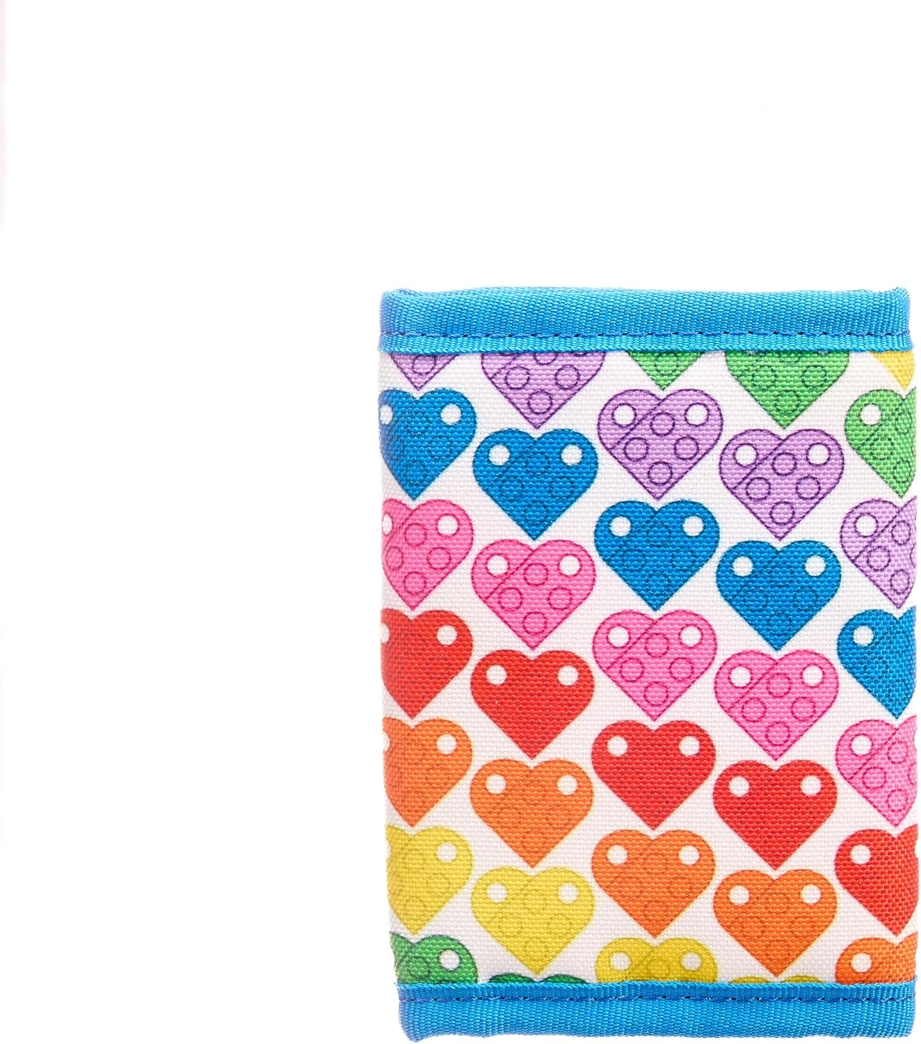 image:imageLEGO Trifold Wallet Kids Unisex Wallet for Boys and Girls with Clear ID Window Card and Cash Pockets and Secure Hook and Loop Closure Hotdog GuyRainbow Hearts